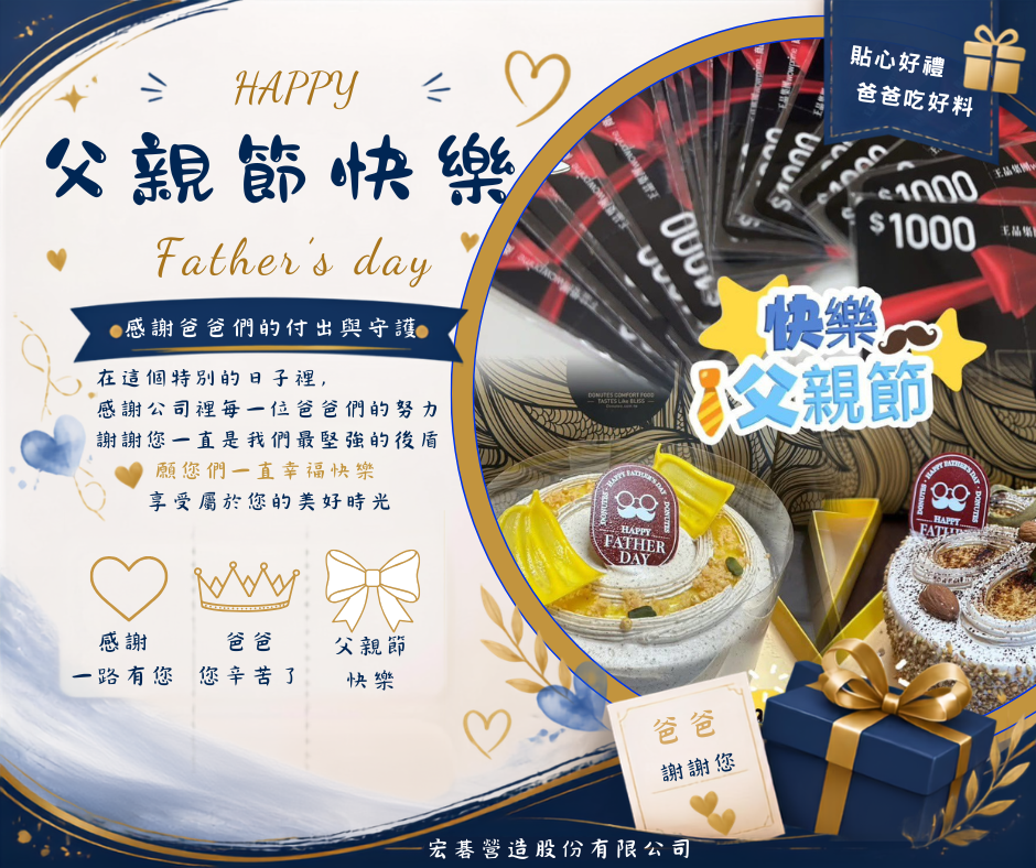 父親節快樂~爸爸們辛苦了